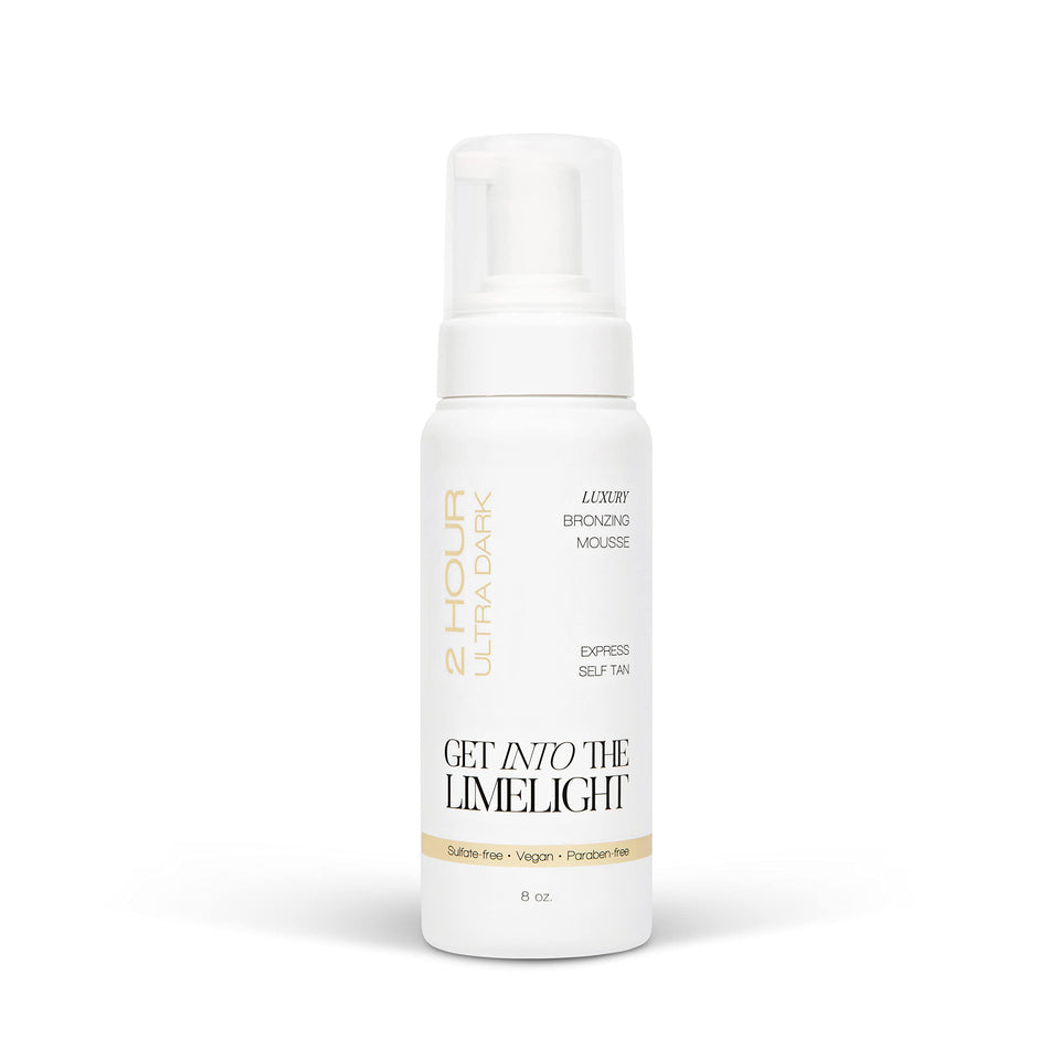 Get Into The Limelight front packaging showing 8 oz bottle and mousse benefits