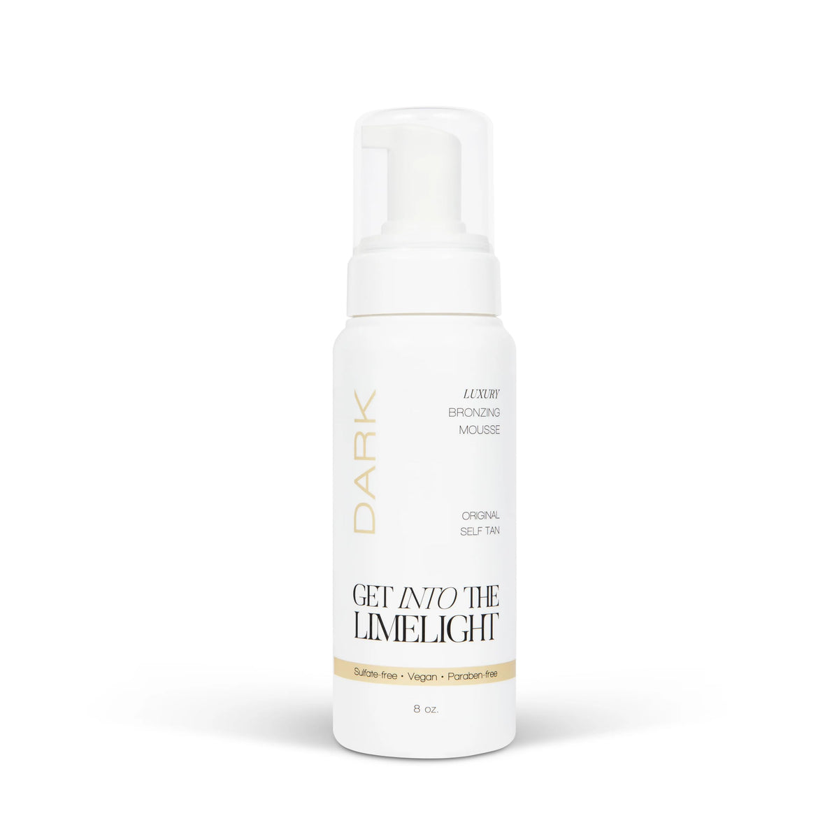 Get Into The Limelight front packaging showing bottle and label, professional bronze result