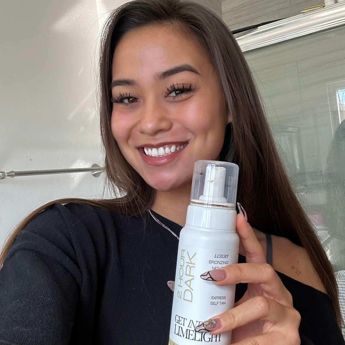 Get Into The Limelight label ingredients detail highlighting hydrating, vegan, cruelty-free benefits