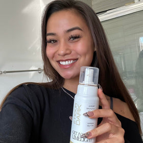 Get Into The Limelight label ingredients detail highlighting hydrating, vegan, cruelty-free benefits