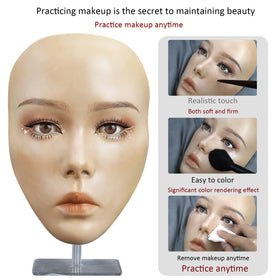getpuchra close-up silicone skin texture showing realistic feel and makeup adherence