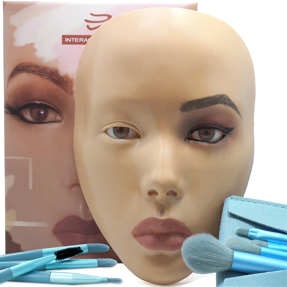 getpuchra front view of practice face showing facial features and training benefits