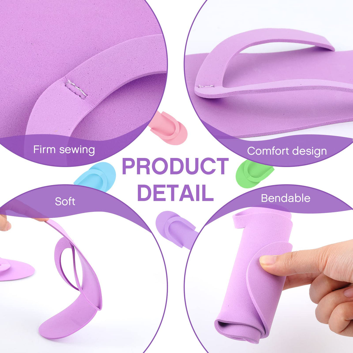 Geyoga close-up foam texture highlighting soft EVA comfort and durability