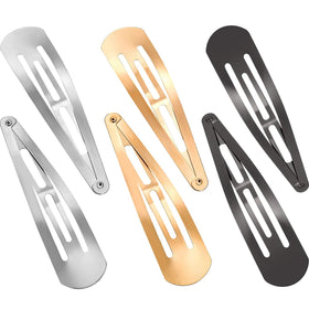 Geyoga front pack of 30 metal snap clips showing quantity and size benefit