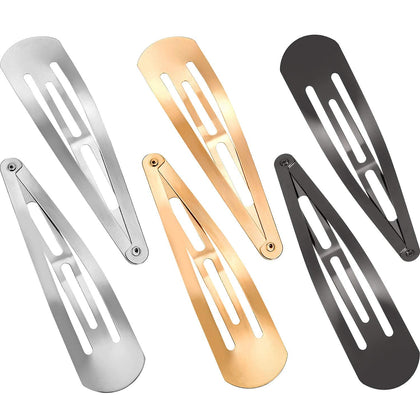 Geyoga front pack of 30 metal snap clips showing quantity and size benefit