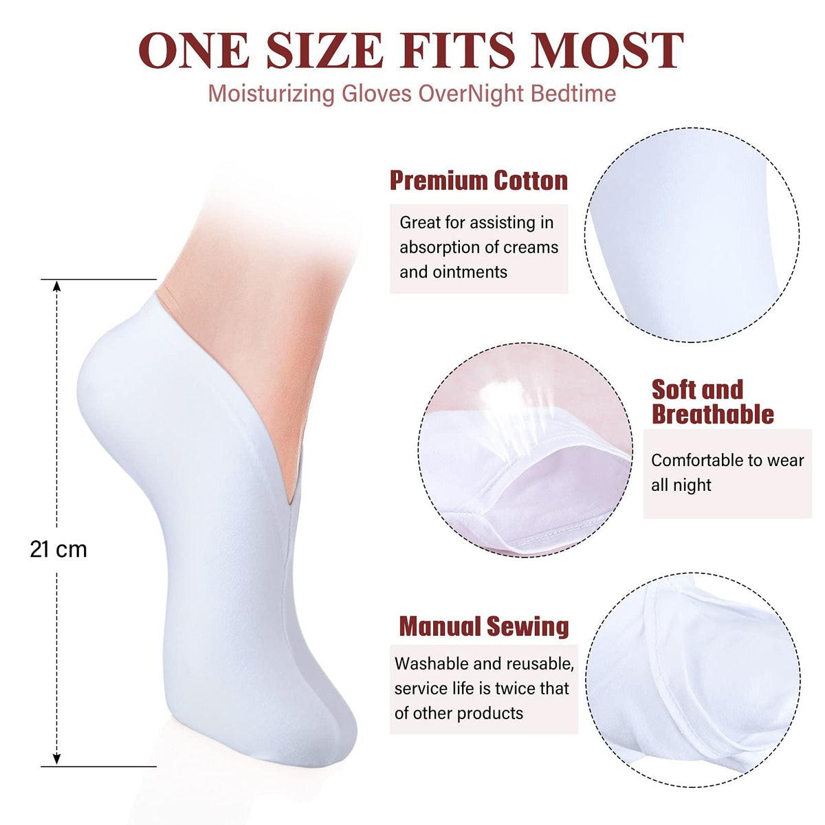 Geyoga sock worn on foot after lotion to show improved cream absorption benefit