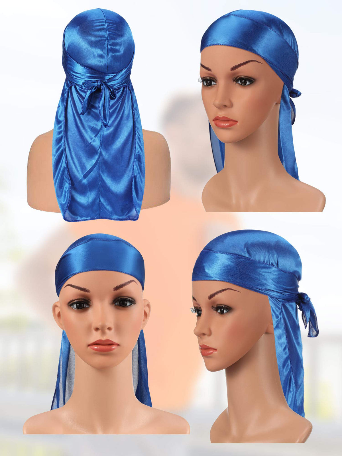 Geyoga wide straps flat lay showing 41-inch straps for secure tying