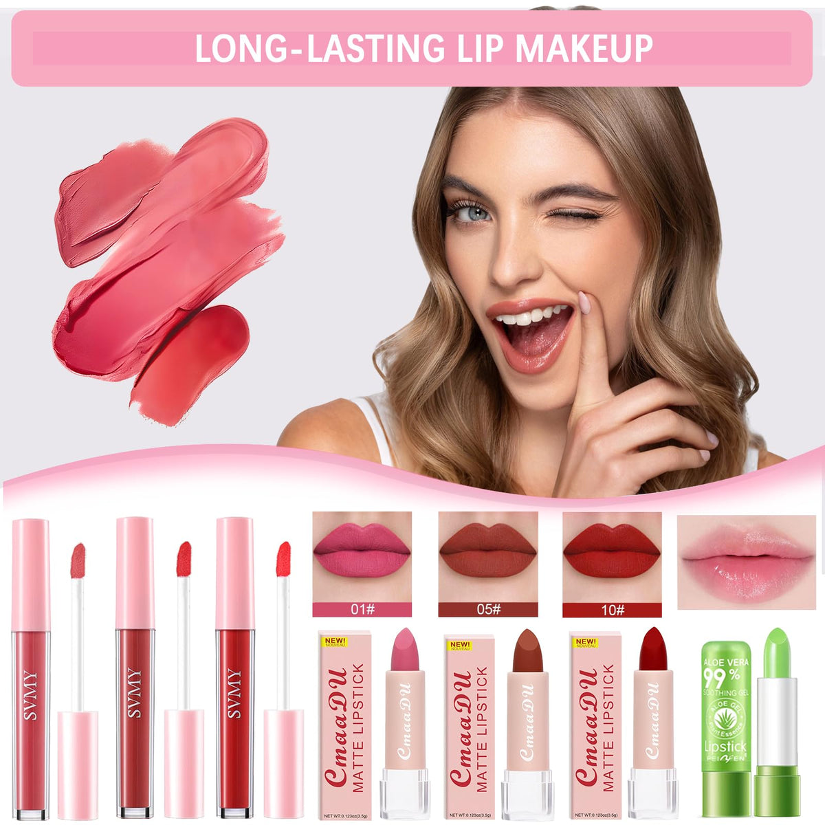 Geyomi close-up of concealer powder and cream texture demonstrating blendability and coverage