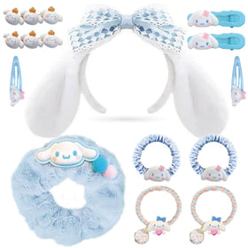 GFDSJKLCTH headband front packaging showing playful blue design and easy styling