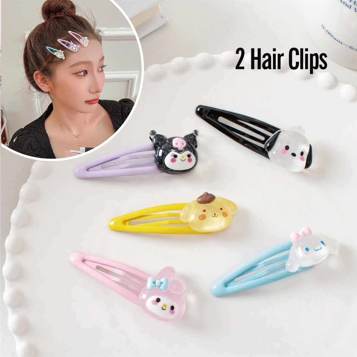 GFDSJKLCTH large and small hair ties scale comparison for versatile ponytails