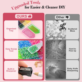 GGDECA placing a 3mm rhinestone with wax pen demonstrating accurate, mess-free placement