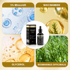 GHKLNY product in use on a scalp demonstrating easy daily application