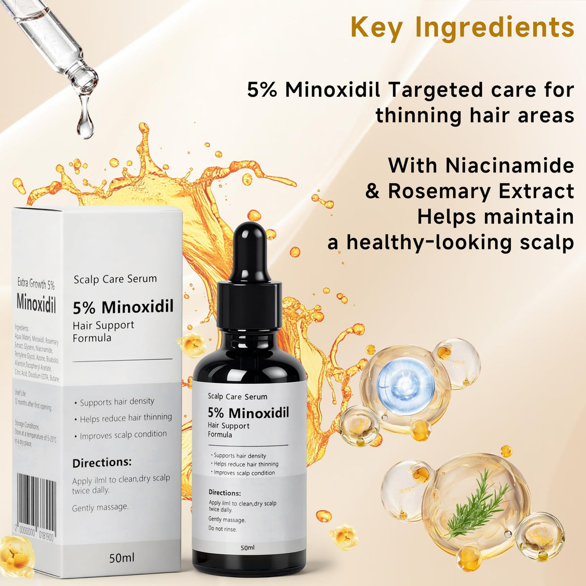 GHKLNY applied to beard area demonstrating targeted coverage benefit