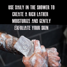 GIBS black rice texture close-up showing gentle exfoliant particles