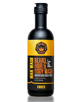 GIBS front bottle showing amber label and 12 fl oz capacity benefits daily use