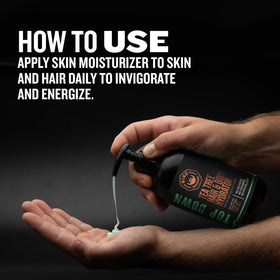 GIBS applied to hair strands demonstrating lightweight hydration benefit
