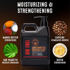 GIBS applied to beard demonstrating softer, more manageable facial hair