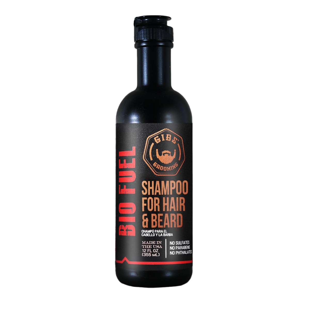 GIBS front packaging showing 12 fl oz bottle and branding benefit clarity