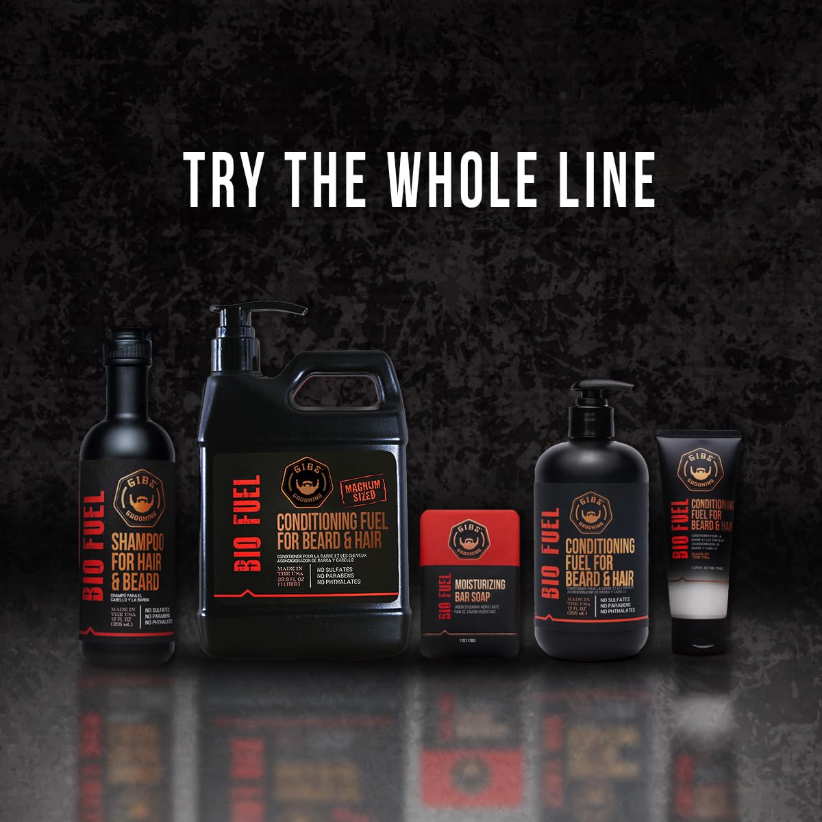 GIBS lifestyle bathroom setup displaying brand and routine-ready grooming convenience