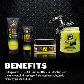 GIBS Con Man open jar with finger swipe demonstrating smooth application