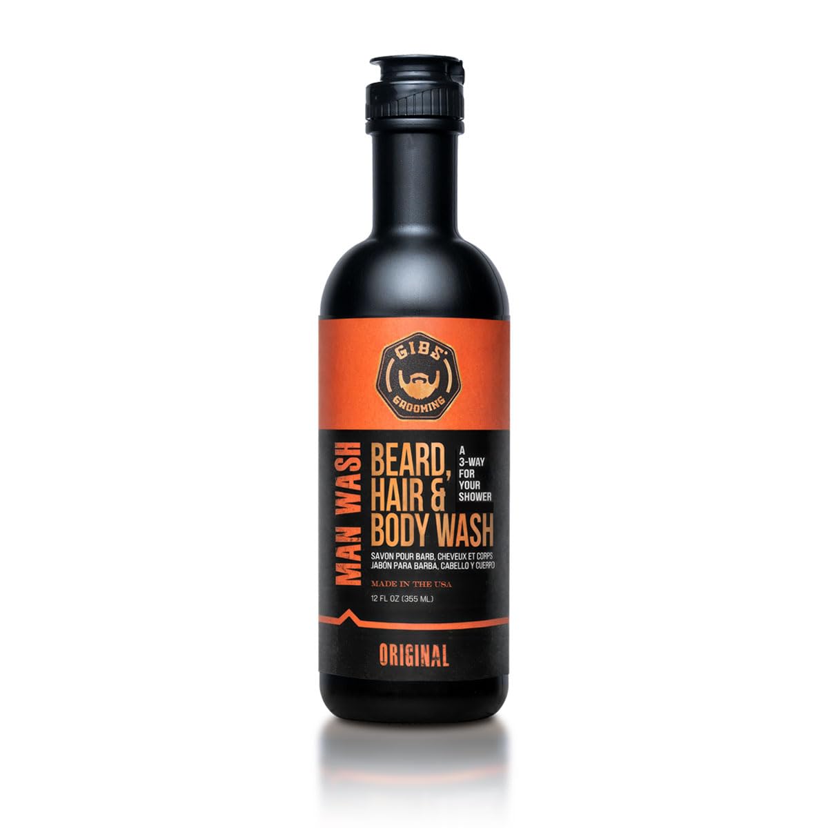 GIBS front packaging showing bottle and label, clear brand presentation and benefit