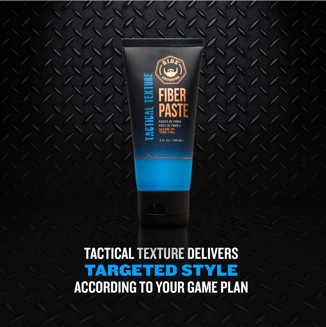 GIBS Tactical Texture botanical ingredients display highlighting soothing scalp benefit