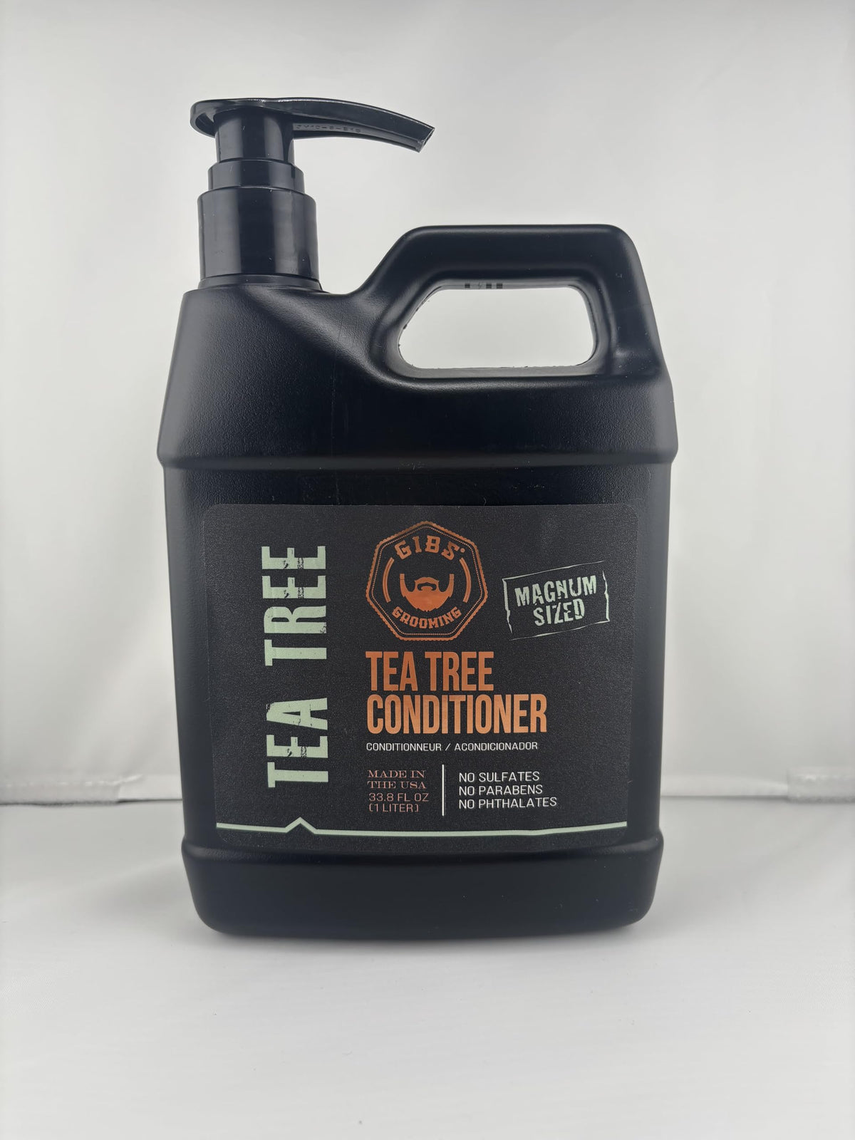 GIBS bottles in shower being used for an invigorating, cooling hair wash