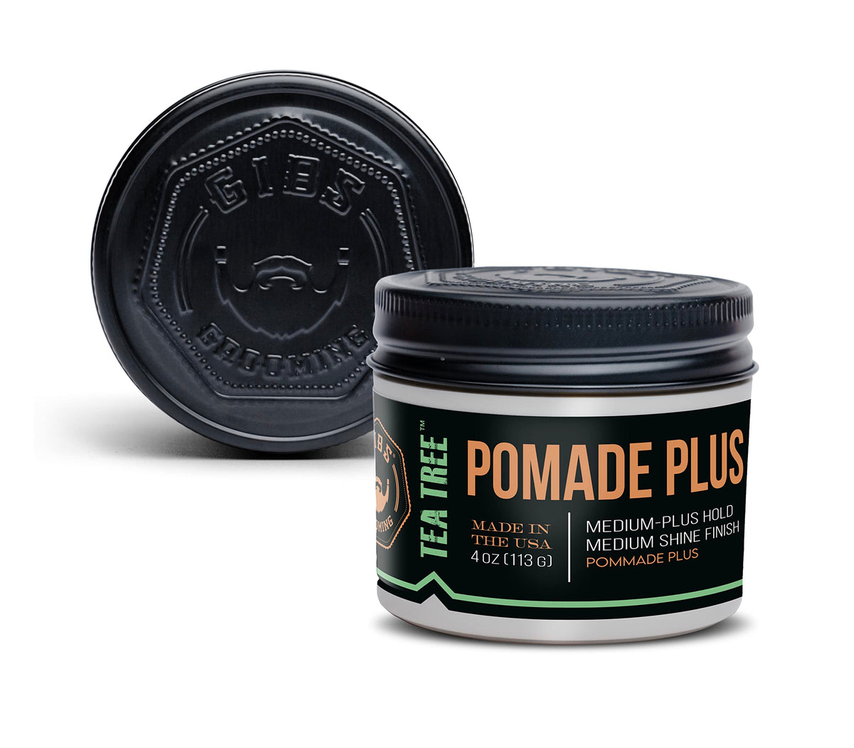 GIBS front packaging showing label and 4 oz jar for clear product ID and appeal