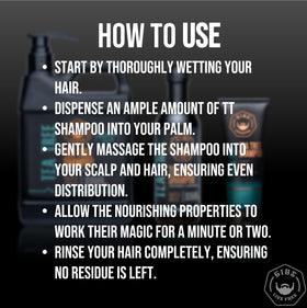 GIBS shampoo in shower lifestyle demonstrating refreshing cleanse benefit