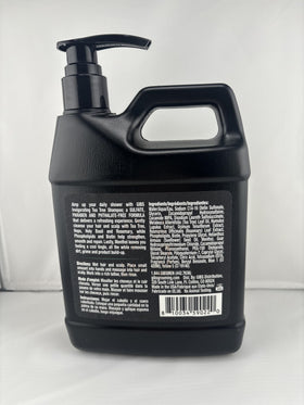 GIBS shampoo lather texture on hand highlighting deep-clean feel and fresh scalp