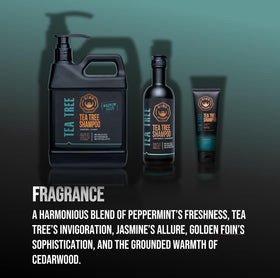 GIBS shampoo texture pouring to show consistency and easy lather benefit