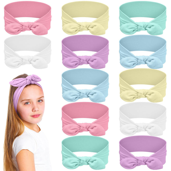 Giegxin front packaging showing 12 pastel headbands, organized and ready for gifting