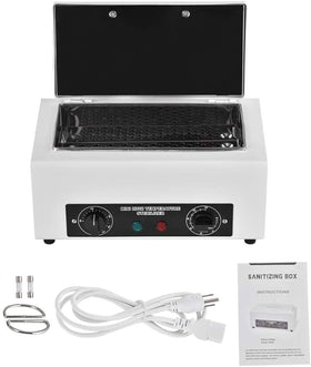 Giff sterilizer front view showing compact design and easy placement benefit