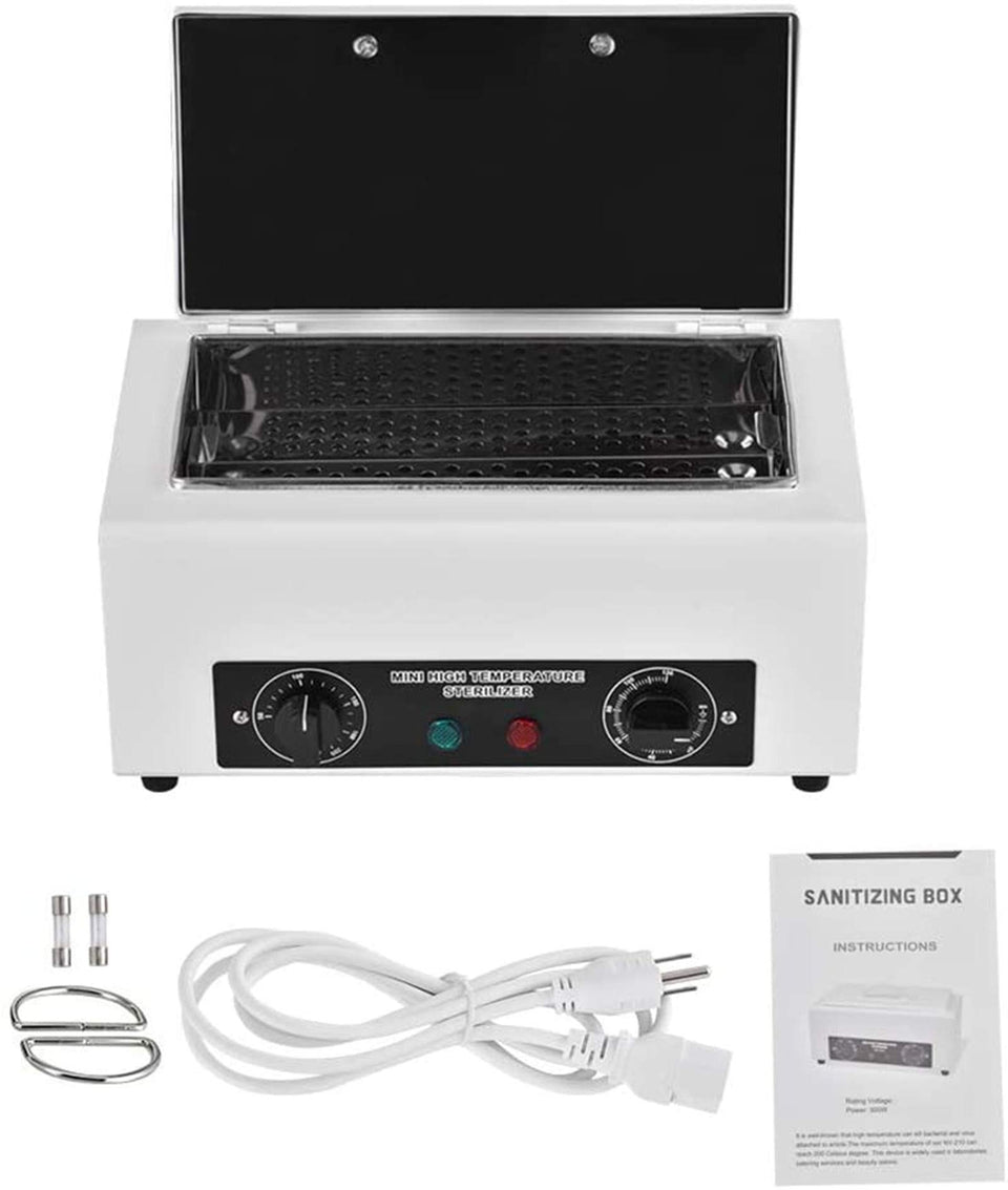 Giff sterilizer front view showing compact design and easy placement benefit