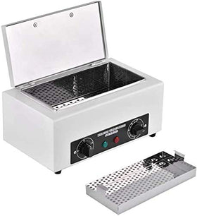 Giff on salon counter lifestyle image showing space-saving professional workflow