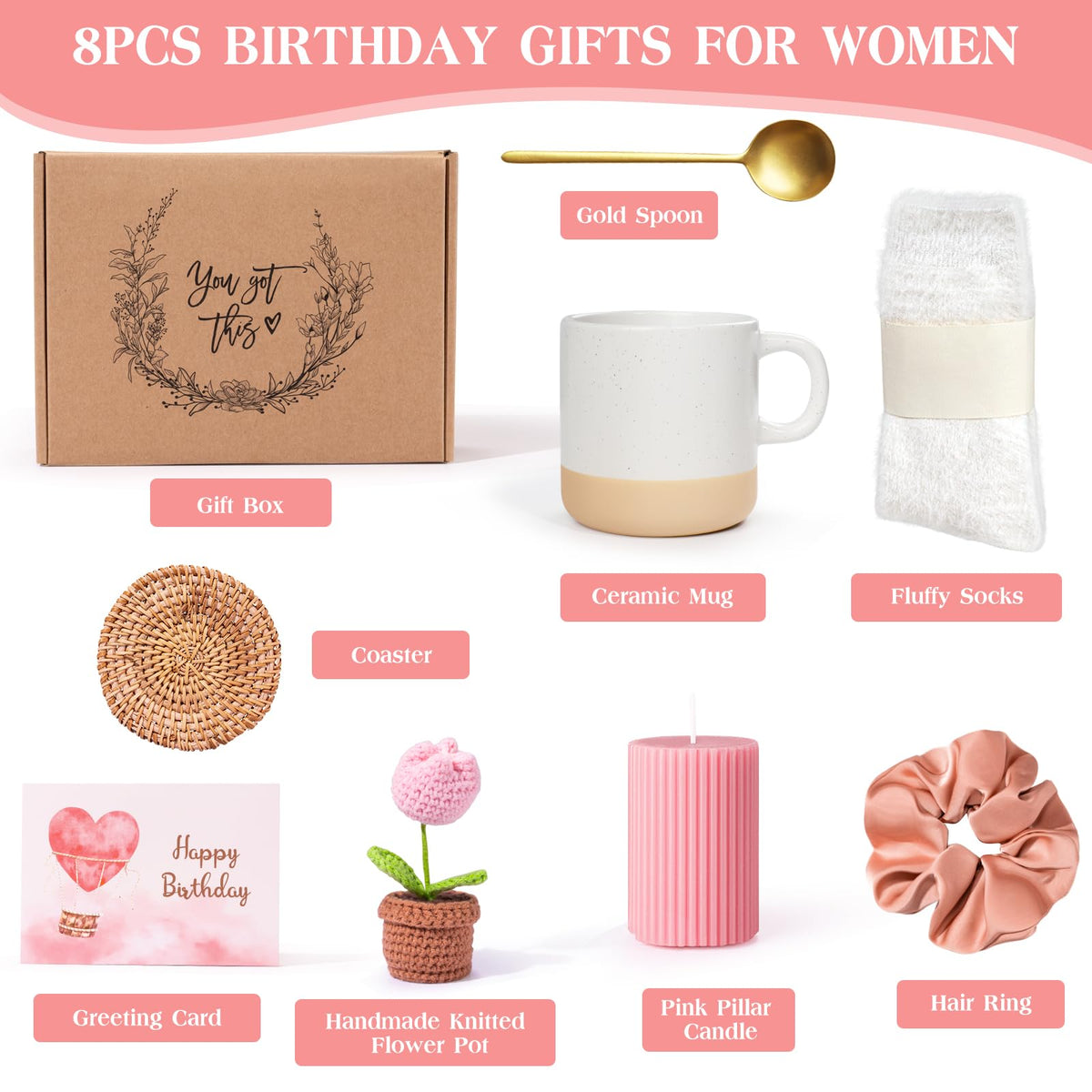 GiftPeak ceramic mug with coaster demonstrating everyday stylish use