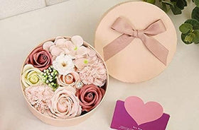 Giga Gud side view of soap with visible stem for decorative display and use