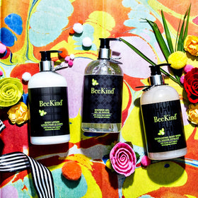 Gilchrist & Soames bottle in bathroom lifestyle setting conveying calming shower ritual
