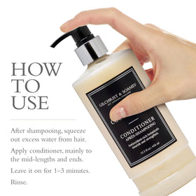 Gilchrist & Soames product with mandarin gardenia amber to convey fragrance notes