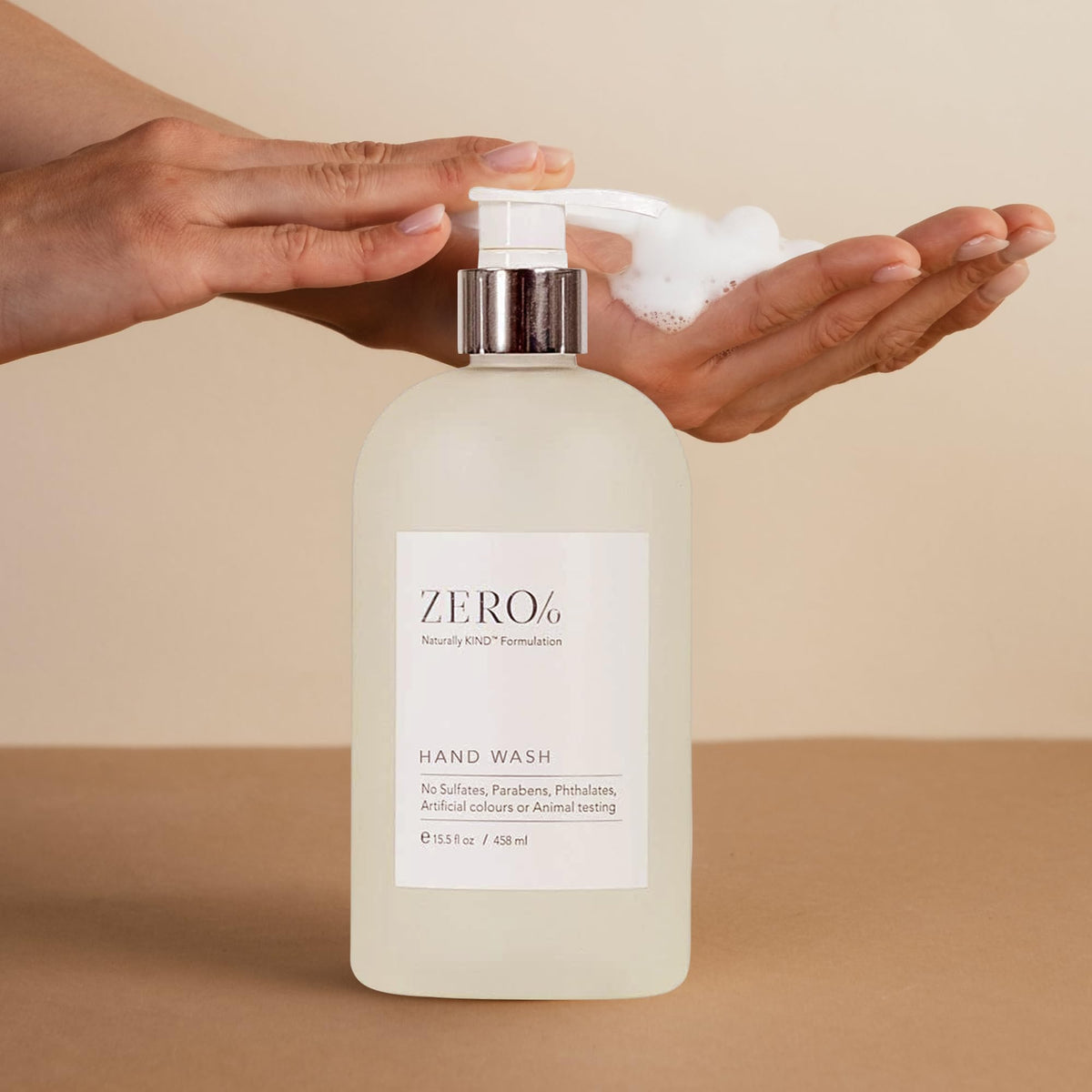 Gilchrist & Soames ingredient label close-up showing zero% irritants for peace of mind