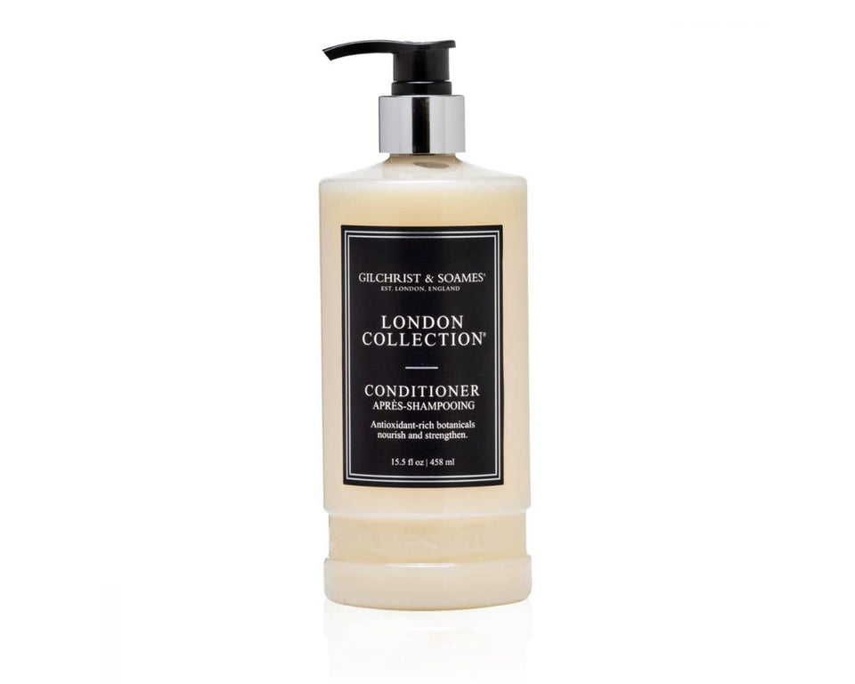 Gilchrist & Soames front bottle view showing elegant packaging and luxury appeal