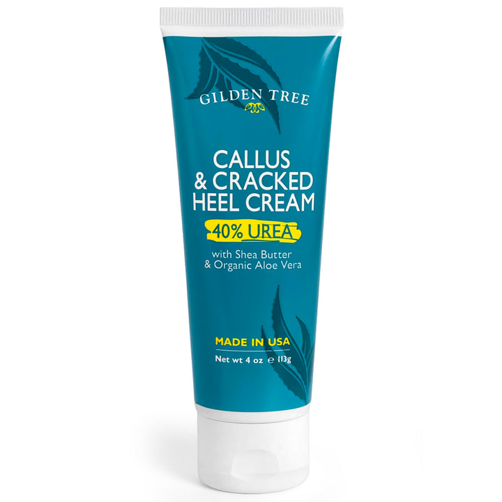 GILDEN TREE front packaging showing product benefit for cracked heels