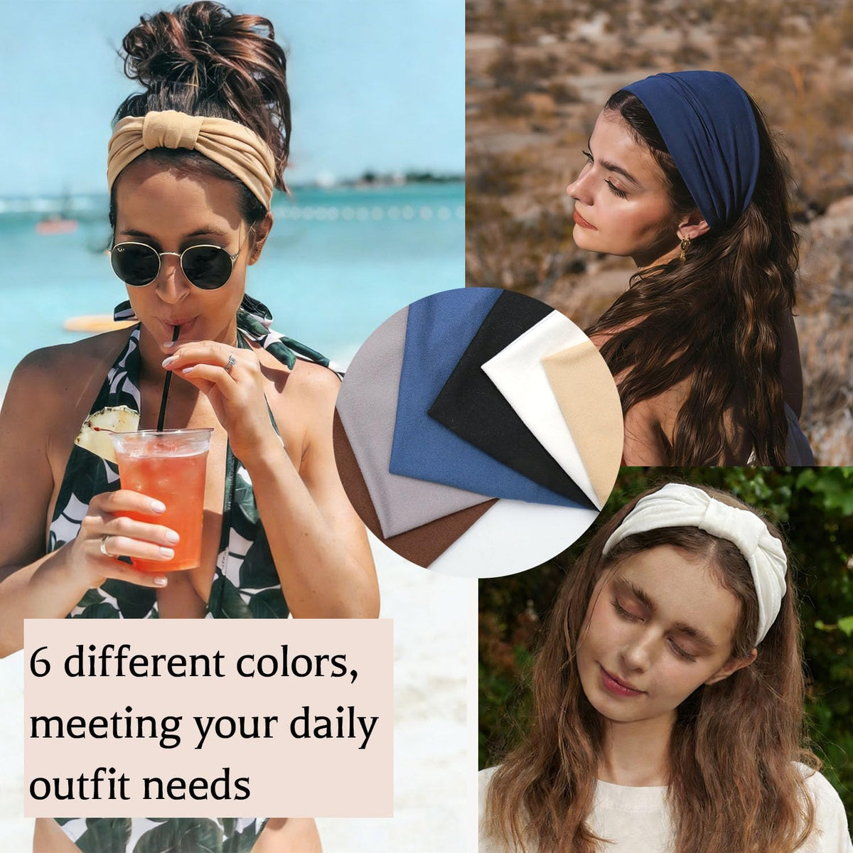 GiLi headband used in skincare routine keeping hair back for cleaner face