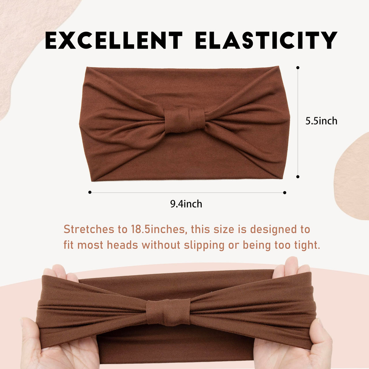 GiLi close-up of headband fabric texture highlighting soft, sweat-wicking benefit