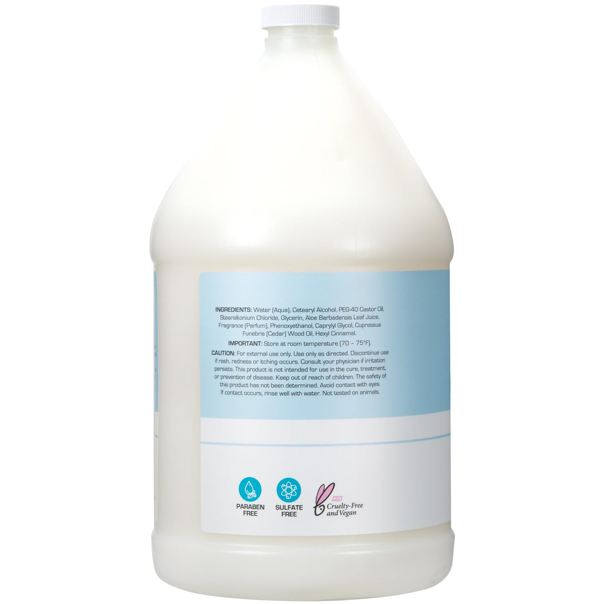 Ginger Lily Farms creamy conditioner texture close-up for lightweight hydration