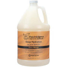 Ginger Lily Farms gallon bottle front view showing product and scent benefit