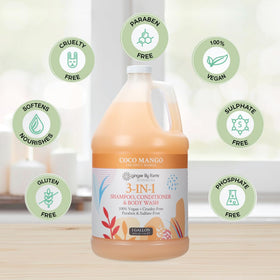 Ginger Lily Farms label detail listing vitamins and botanicals for nourishing benefit