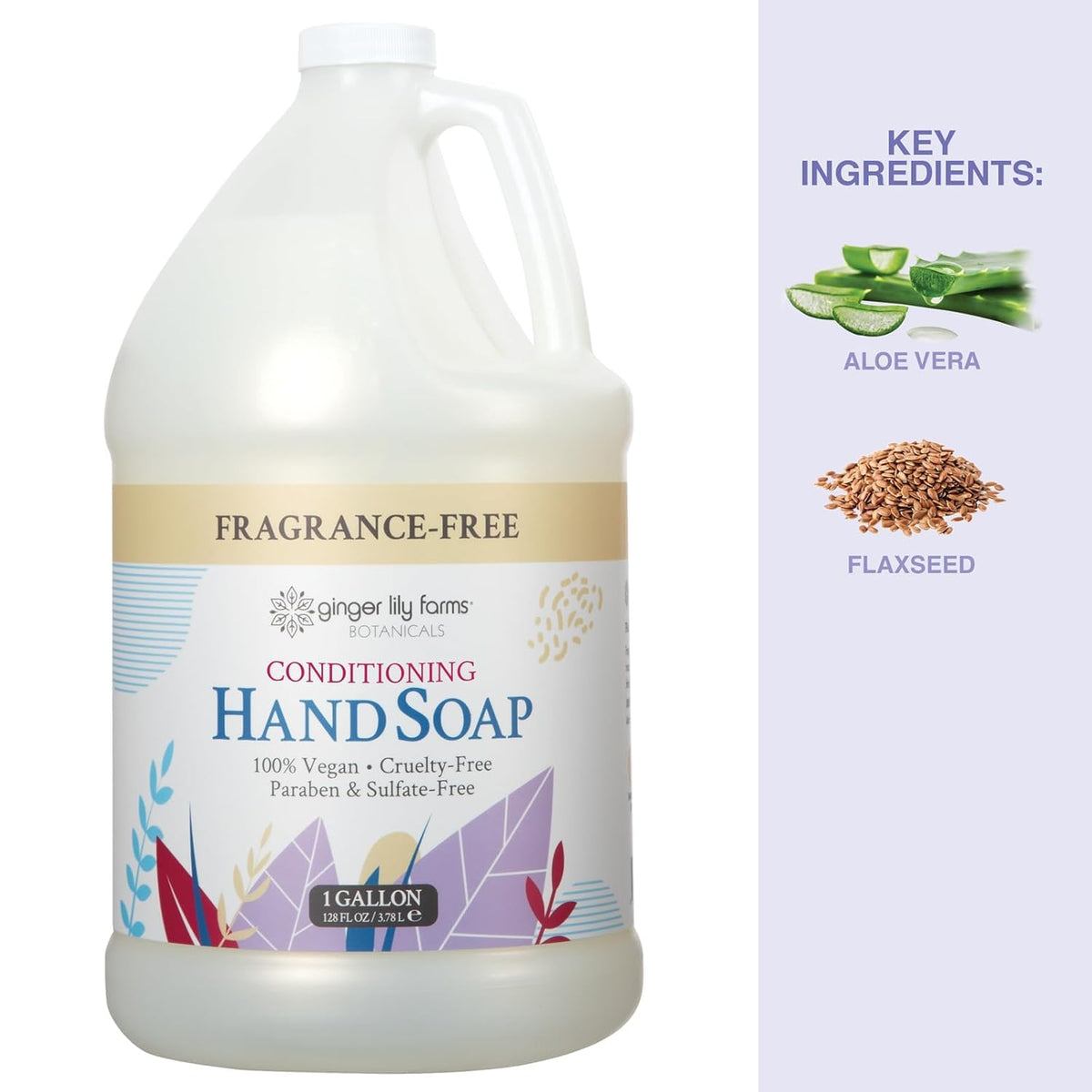 Ginger Lily Farms commercial refill setup in a gym restroom showing reduced plastic waste