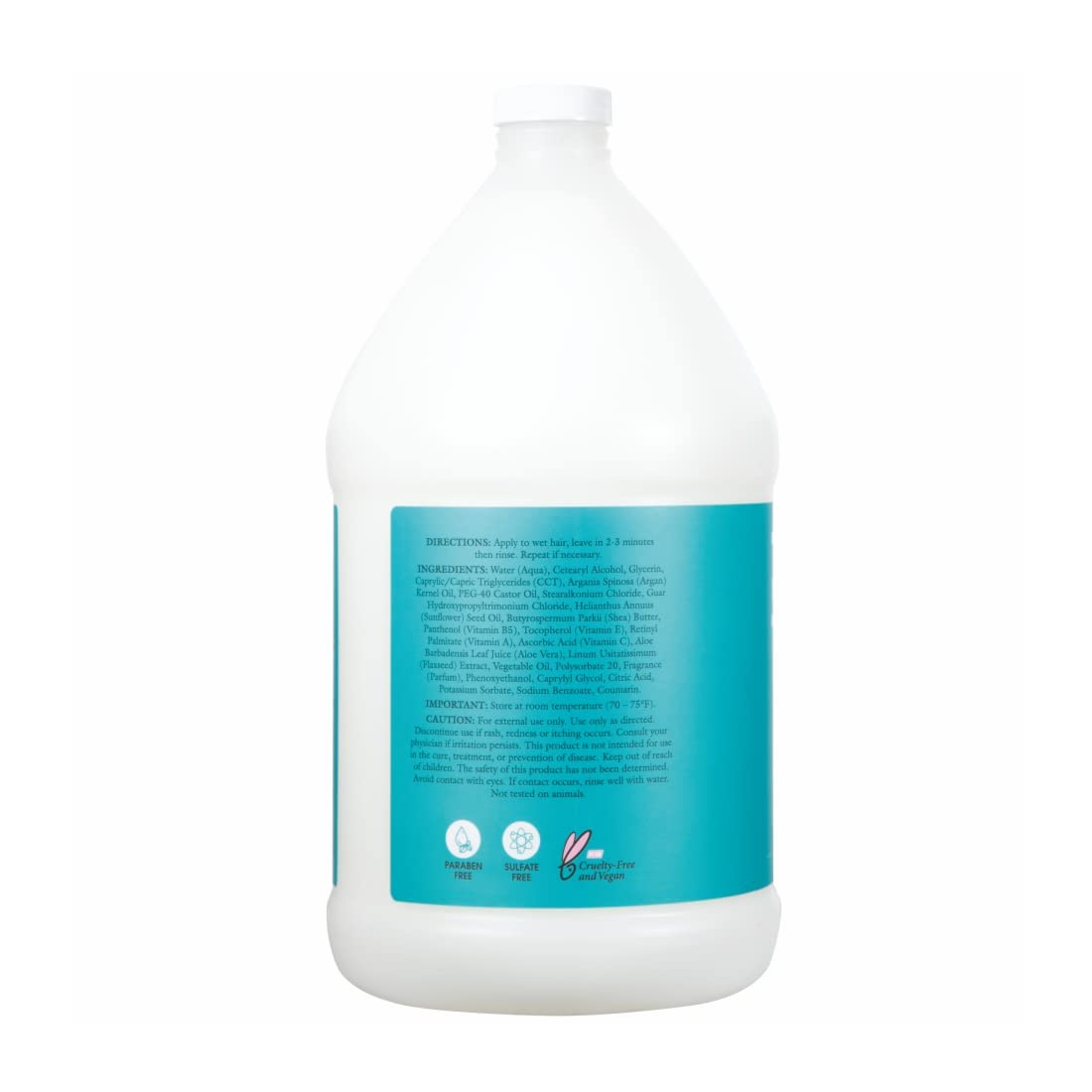Ginger Lily Farms conditioner in a salon dispenser demonstrating easy refill and use