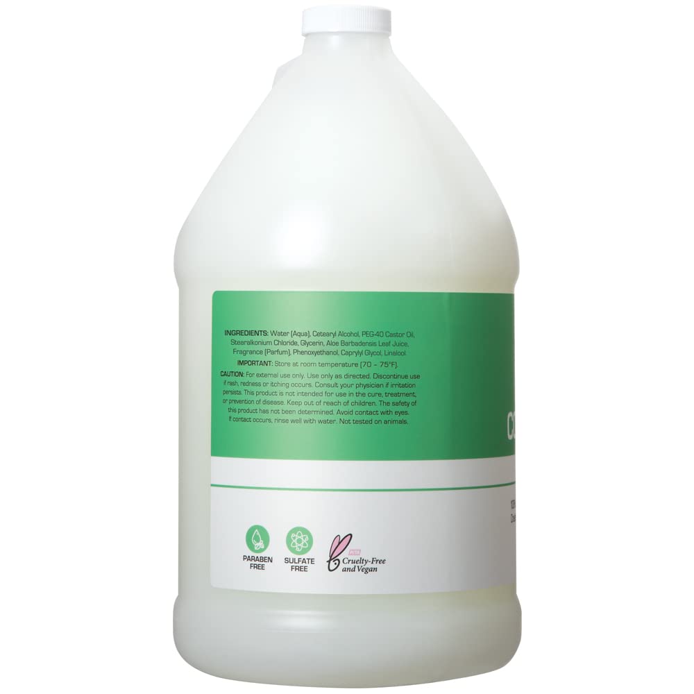 Ginger Lily Farms cream texture close-up showing smooth conditioner for hydration